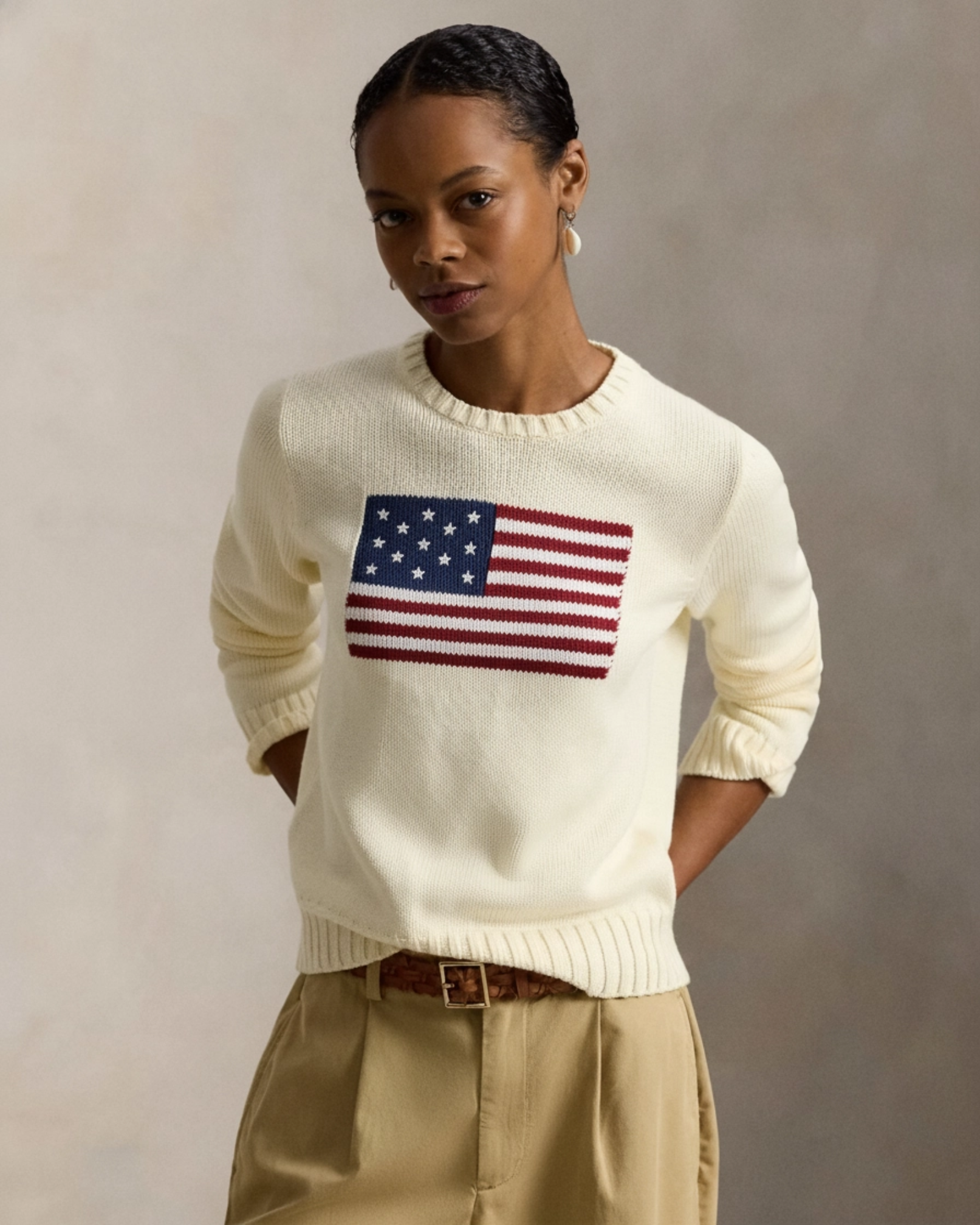 Klassische Flaggenpullover