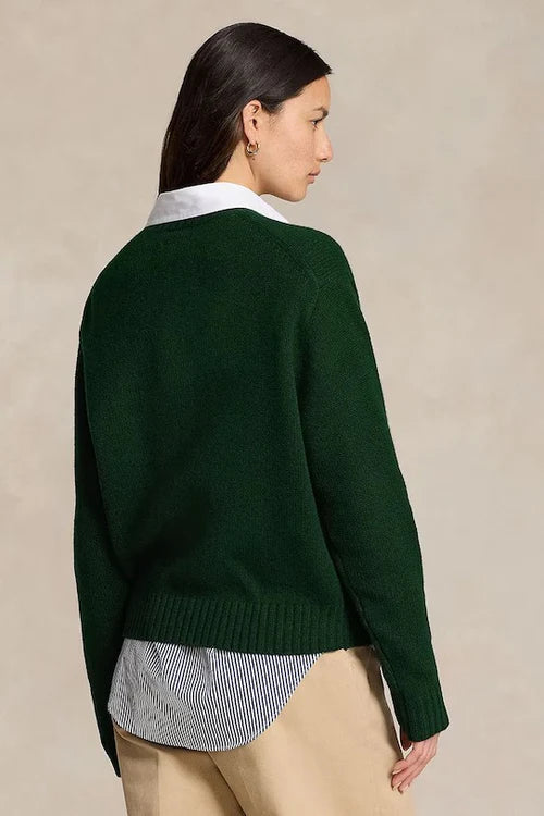 Rundhals-Pullover aus Baumwolle